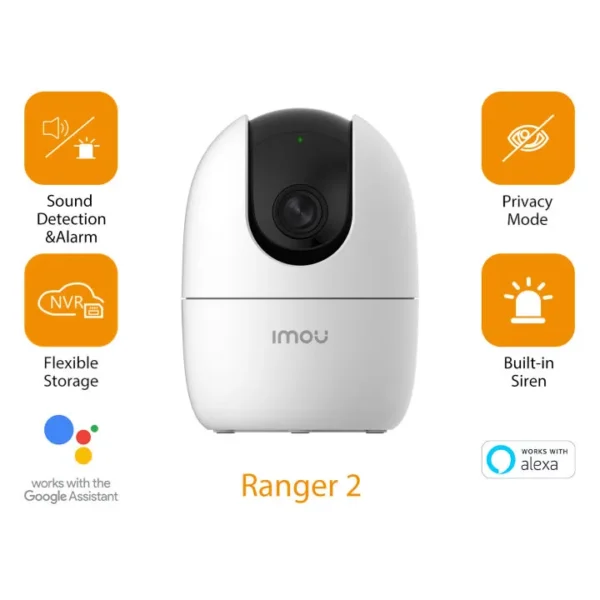 IMOU Ranger 2 2MP Indoor 360° Smart Home Security - Image 2